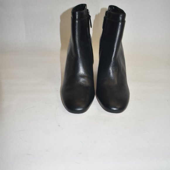 Tory Burch Sophia Wedge Heel Bootie Black Size 11 - Picture 8 of 10